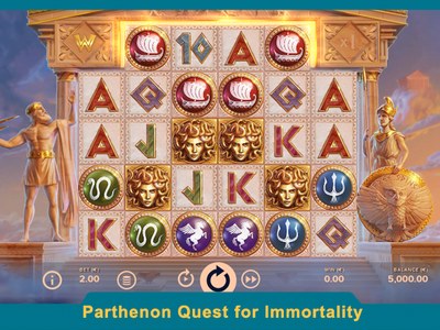 Игровой аппарат Parthenon Quest For Immortality от NetEnt